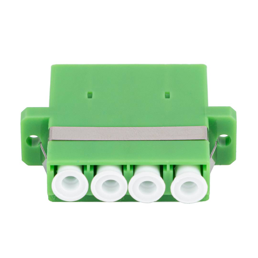 Lanberg SM LC/APC quad adaptateur fibre optique vert FA-LCAP-SQ01-0001-BU