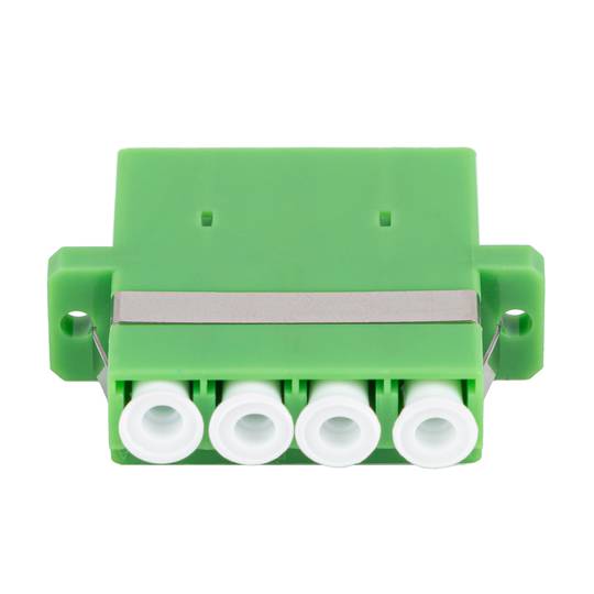 Lanberg SM LC/APC quad adaptateur fibre optique vert FA-LCAP-SQ01-0001-BU