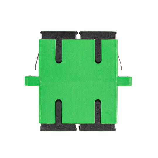 Pack of 20 units fiber optic adapter Lanberg SC/APC simplex green FA-SCAP-SD01-2001-BK