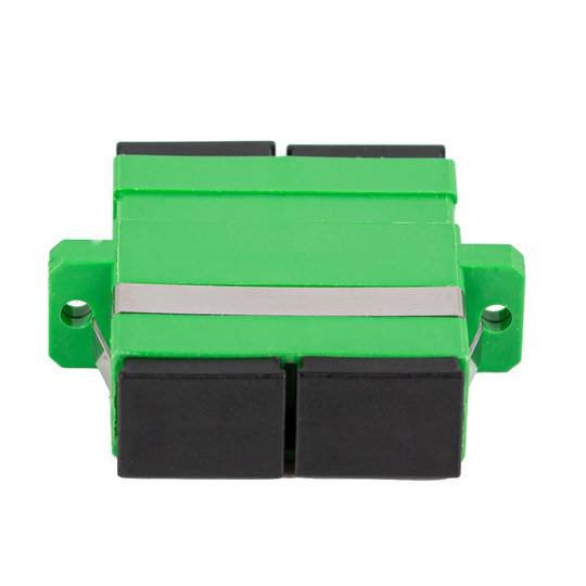 Pak van 20 stuks glasvezeladapter Lanberg SC/APC simplex groen FA-SCAP-SD01-2001-BK