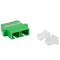 Adaptador de red óptico Lanberg SC/APC Duplex transparente FA-SCAP-SD01-0001-TR