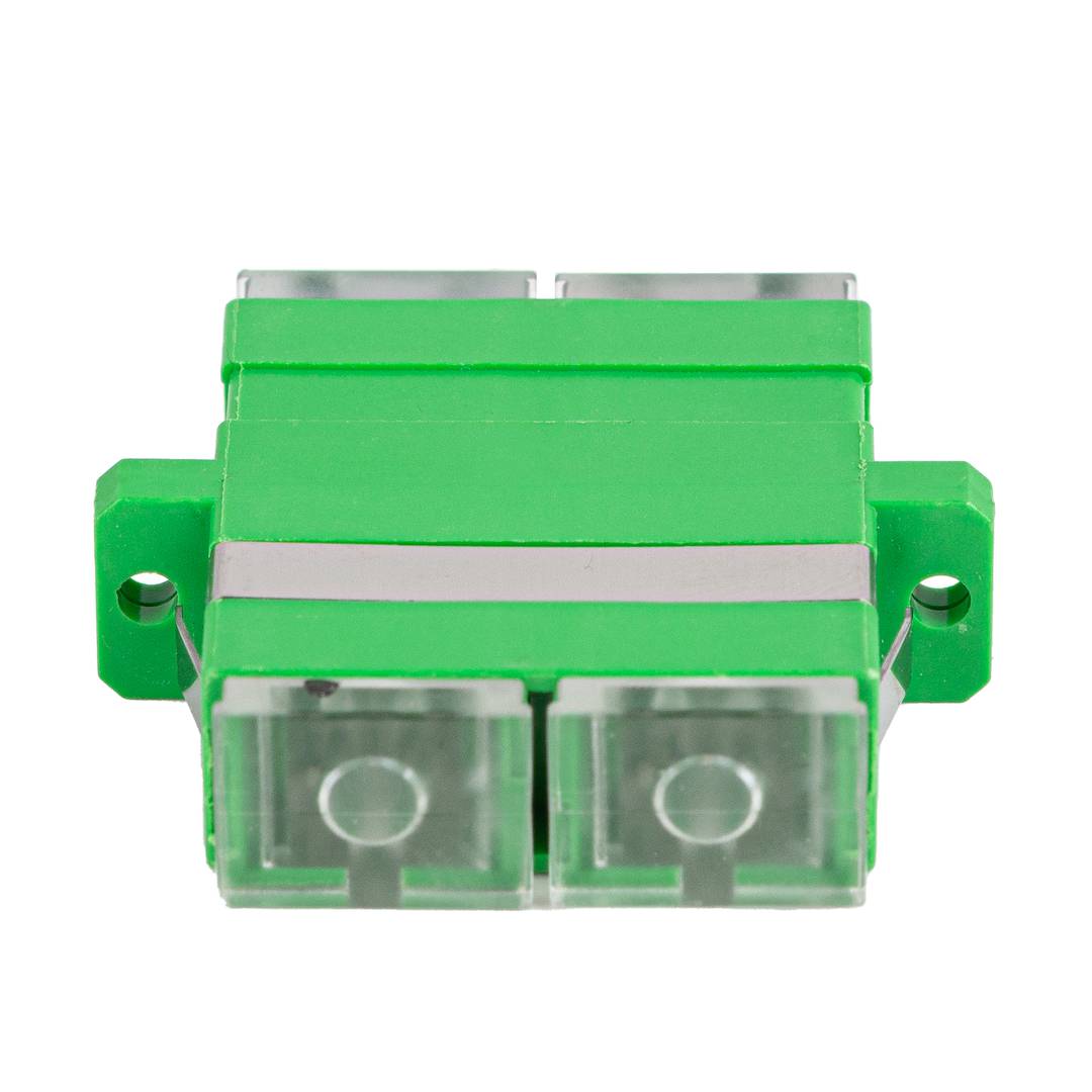 Adaptador de red óptico Lanberg SC/APC Duplex transparente FA-SCAP-SD01-0001-TR