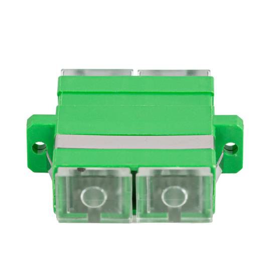 Packung mit 20 Einheiten Glasfaseradapter Lanberg SM SC/APC duplex grün FA-SCAP-SD01-2001-TR