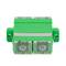 Packung mit 20 Einheiten Glasfaseradapter Lanberg SM SC/APC duplex grün FA-SCAP-SD01-2001-TR