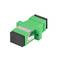 Pack de 25 unidades adaptador de fibra óptica Lanberg SM SC/APC Simplex verde FA-SCAP-SS01-2501-BK