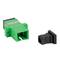 Pack de 25 unidades adaptador de fibra óptica Lanberg SM SC/APC Simplex verde FA-SCAP-SS01-2501-BK