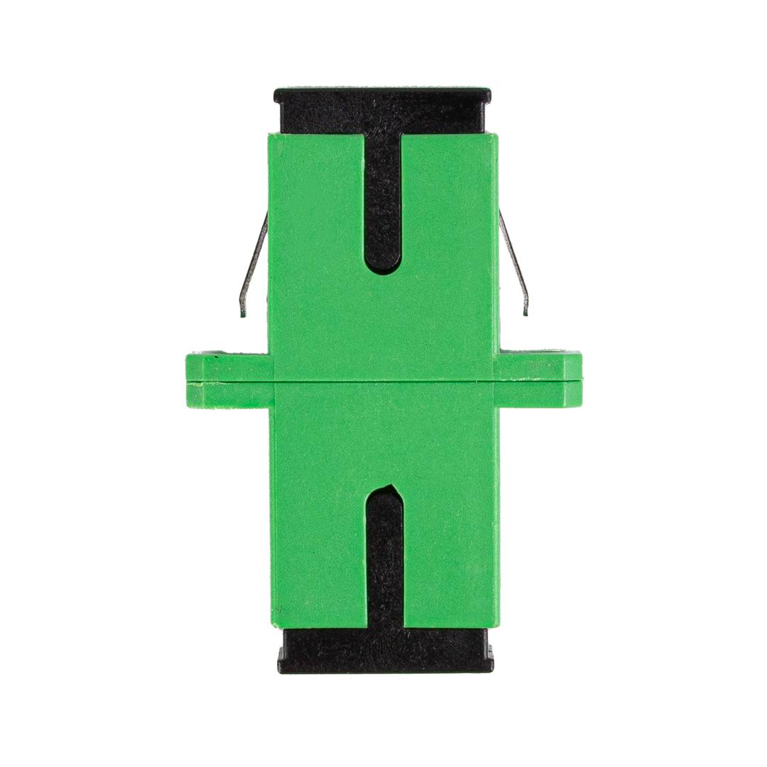 Pack de 25 unidades adaptador de fibra óptica Lanberg SM SC/APC Simplex verde FA-SCAP-SS01-2501-BK