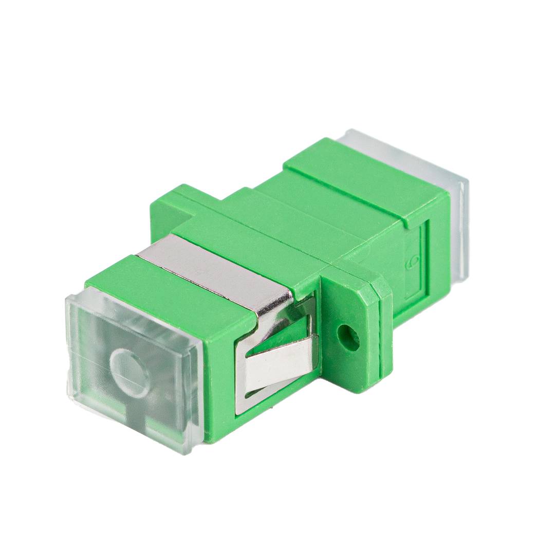 Pack de 25 adaptateurs fibre optique Lanberg SM SC/APC Simplex vert FA-SCAP-SS01-2501-TR