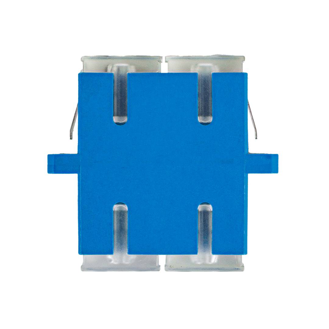Adaptador de fibra óptica Lanberg SM SC/UPC Duplex azul FA-SCUP-SD01-0001-BU