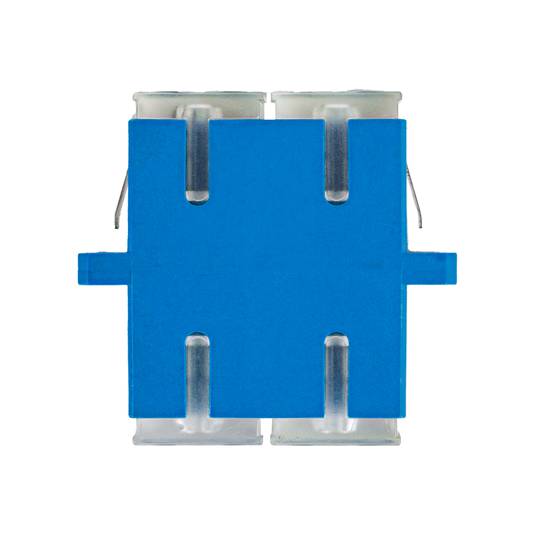 Adaptador de fibra óptica Lanberg SM SC/UPC Duplex azul FA-SCUP-SD01-0001-BU