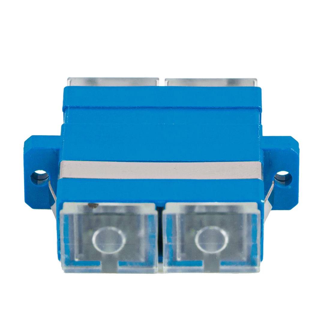 Adaptador de fibra óptica Lanberg SM SC/UPC Duplex azul FA-SCUP-SD01-0001-BU