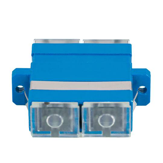 Adaptador de fibra óptica Lanberg SM SC/UPC Duplex azul FA-SCUP-SD01-0001-BU