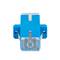 Pak van 25 stuks glasvezeladapter SC/UPC simplex transparant Lanberg FA-SCUP-SS01-2501-BU