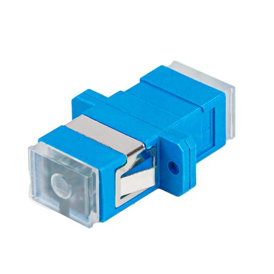 Adaptador de fibra óptica Lanberg SM SC/UPC simplex azul FA-SCUP-SS01-0001-BU