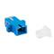 Adaptador de fibra óptica Lanberg SM SC/UPC simplex azul FA-SCUP-SS01-0001-BU