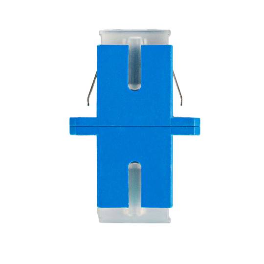 Adaptador de fibra óptica Lanberg SM SC/UPC simplex azul FA-SCUP-SS01-0001-BU