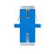 Adaptador de fibra óptica Lanberg SM SC/UPC simplex azul FA-SCUP-SS01-0001-BU