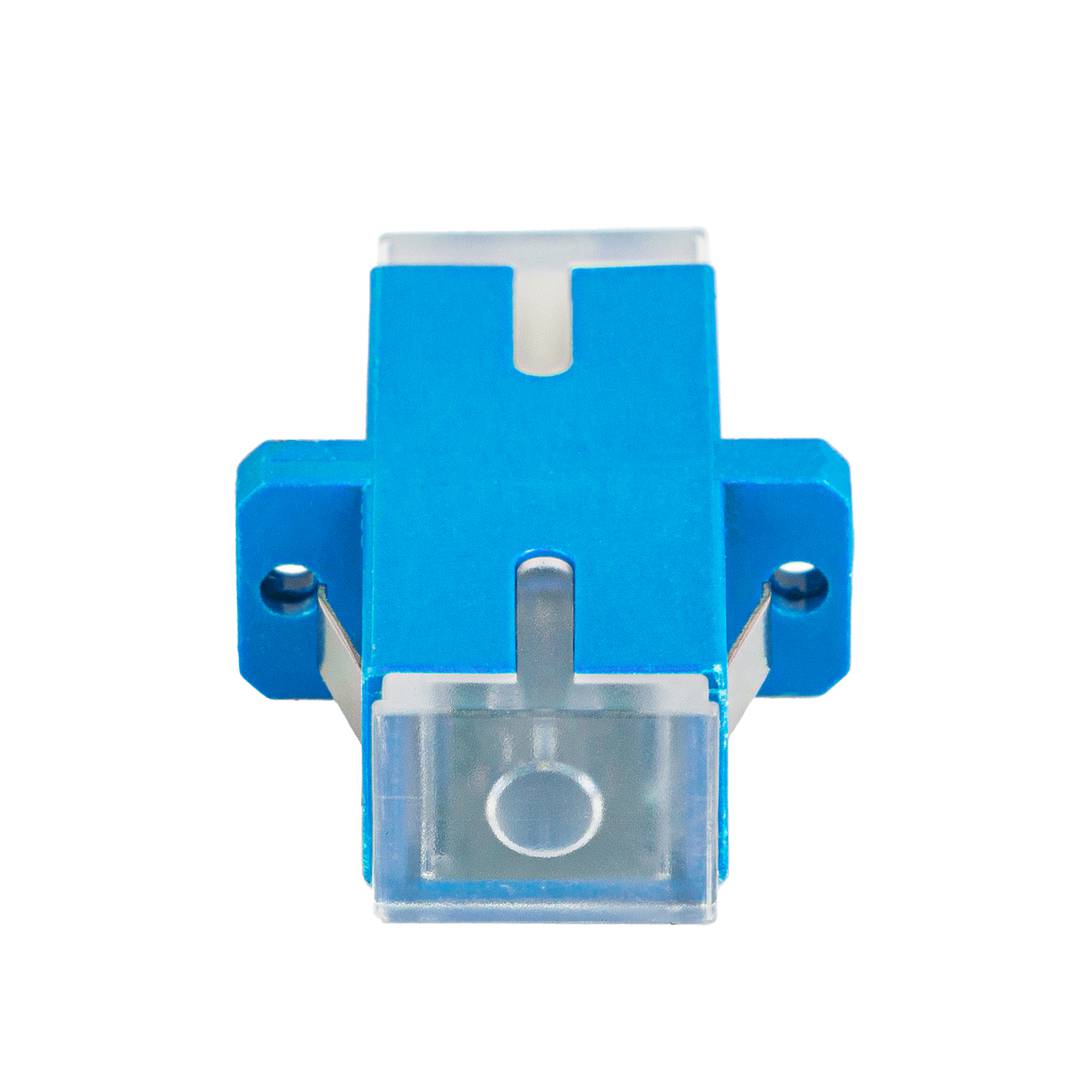 Adaptador de fibra óptica Lanberg SM SC/UPC simplex azul FA-SCUP-SS01-0001-BU