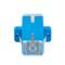 Adaptador de fibra óptica Lanberg SM SC/UPC simplex azul FA-SCUP-SS01-0001-BU