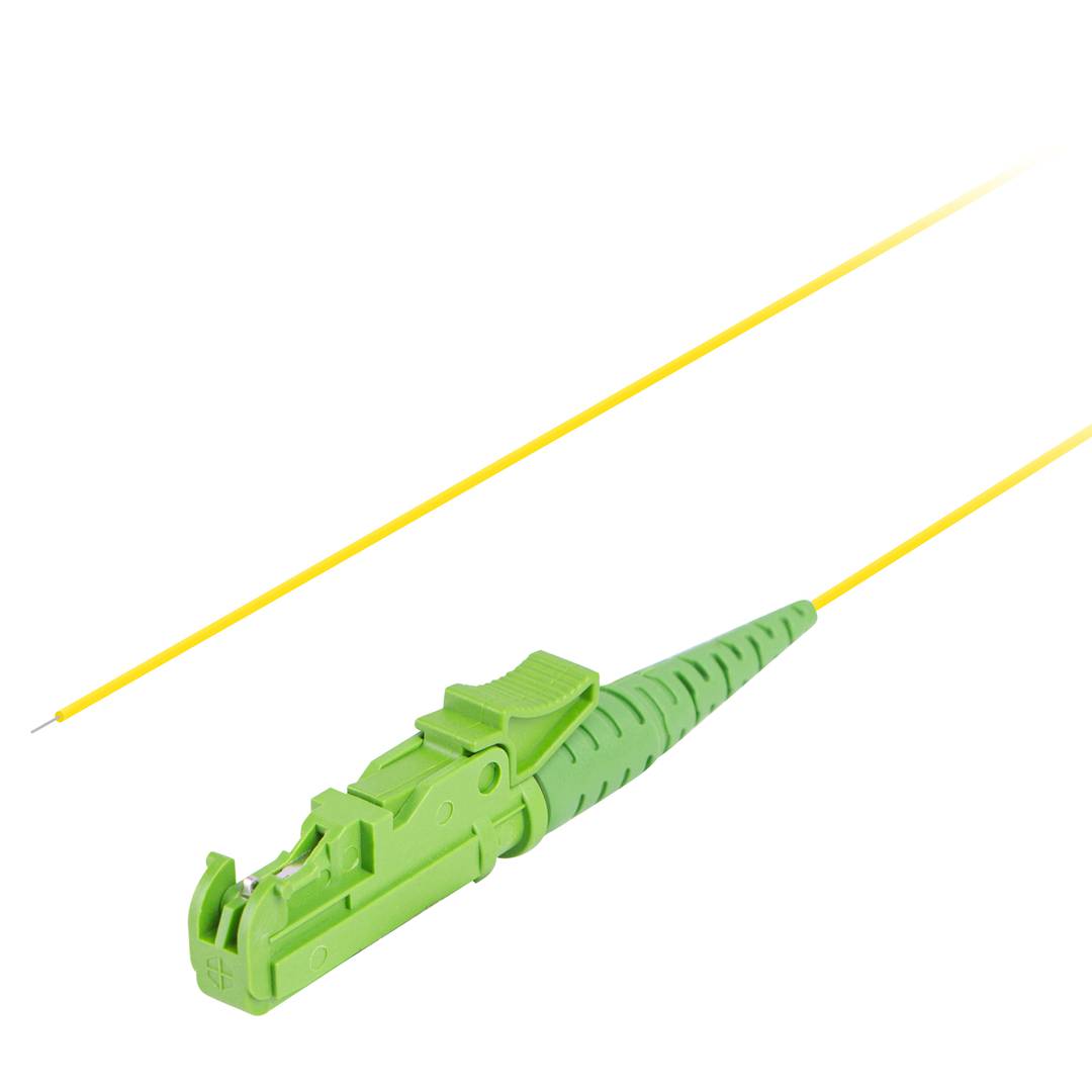Pigtail światłowodowy Lanberg SM E2000/APC G657A1 2m kolor żółty FP-E200-SE11-0030-YE