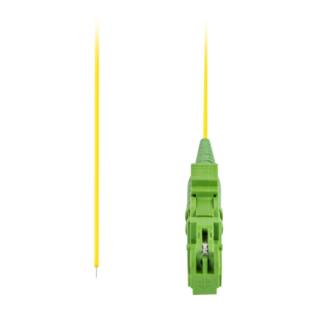 Pigtail światłowodowy Lanberg SM E2000/APC G657A1 2m kolor żółty FP-E200-SE11-0030-YE
