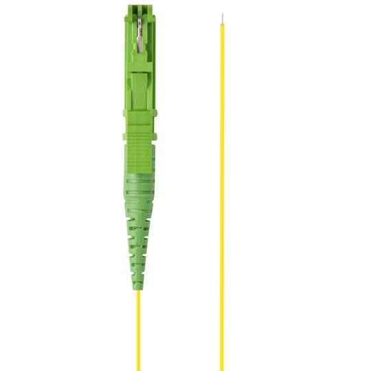 Pigtail światłowodowy Lanberg SM E2000/APC G657A1 2m kolor żółty FP-E200-SE11-0030-YE