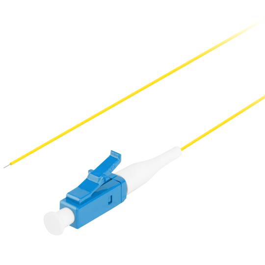 Pigtail światłowodowy Lanberg SM LC/UPC G657A1 2m żółty FP-LCUP-SE11-0020-YE