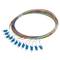 Pack de 12 unités de câble fibre optique Lanberg SM LC/UPC G657A1 de 2m multicolore FP-LCUP-SS21-1202-MC