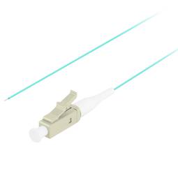 Pigtail światłowodowy Lanberg MM LC/UPC OM3 2m kolor turkusowy FP-LCUP-MS31-0020-TQ