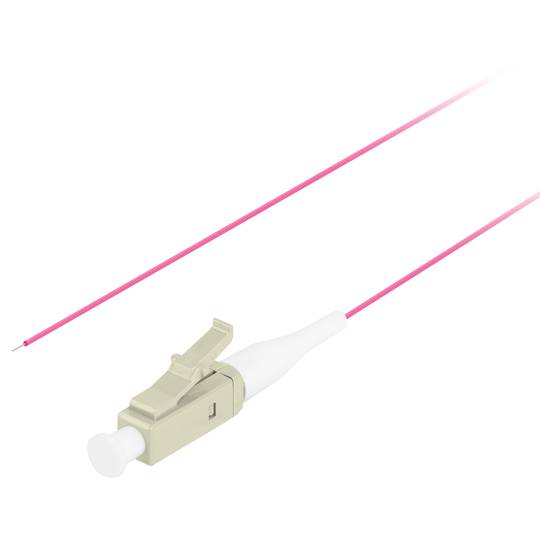 Pigtail światłowodowy Lanberg MM LC/UPC OM4 2m kolor fioletowy FP-LCUP-MS41-0020-VT
