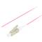 Pigtail światłowodowy Lanberg MM LC/UPC OM4 2m kolor fioletowy FP-LCUP-MS41-0020-VT