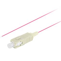 Pigtail światłowodowy Lanberg MM SC/UPC OM4 2m fioletowy FP-SCUP-MS41-0020-VT