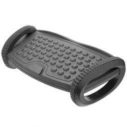 Reposapeus amb plataforma ajustable de plàstic negre 310 x 220 mm