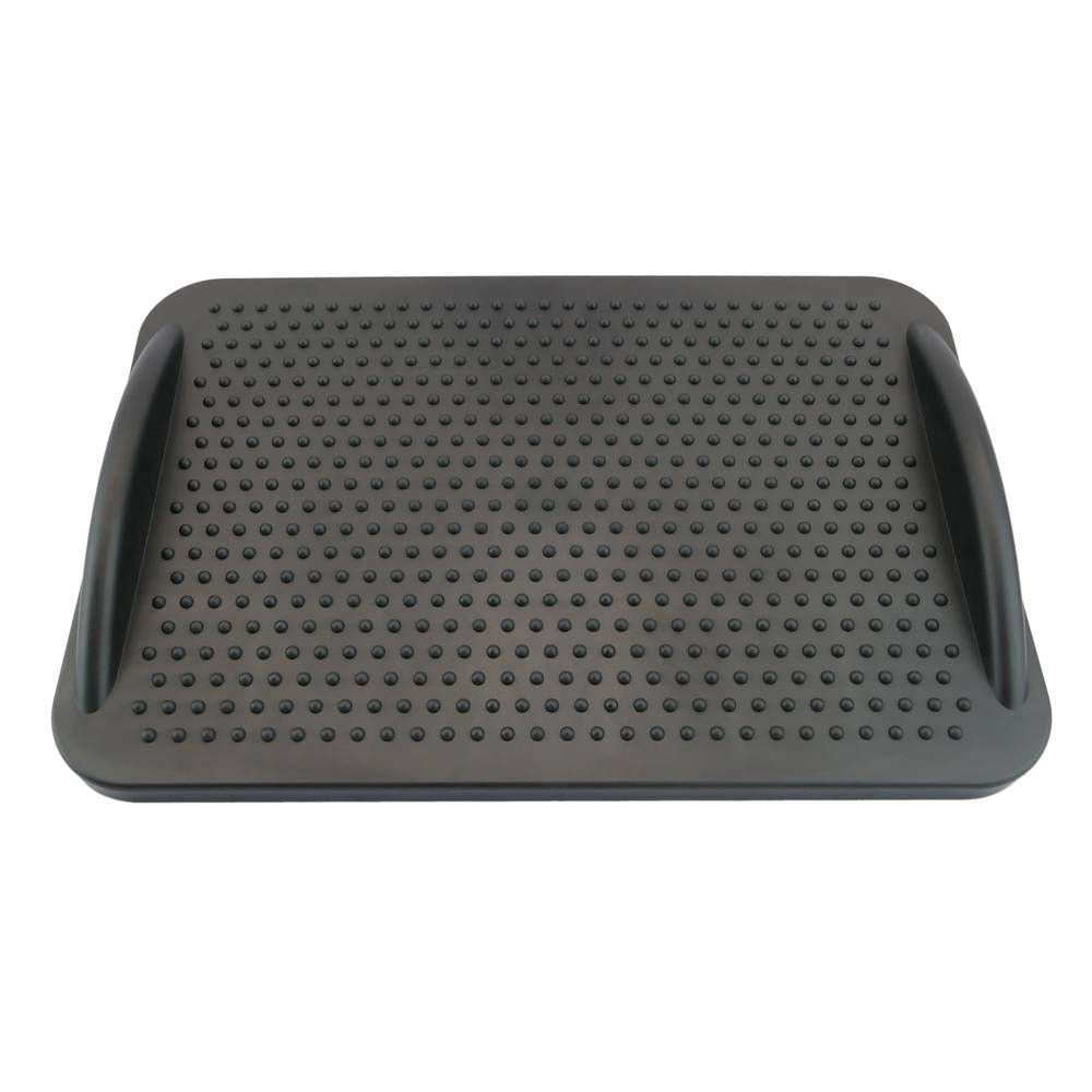 Podnóżek z regulowaną czarną plastikową platformą 424 x 283 mm