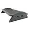 Podnóżek z regulowaną czarną plastikową platformą 424 x 283 mm