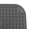 Poggiapiedi con piattaforma regolabile in plastica nera 448 x 335 mm