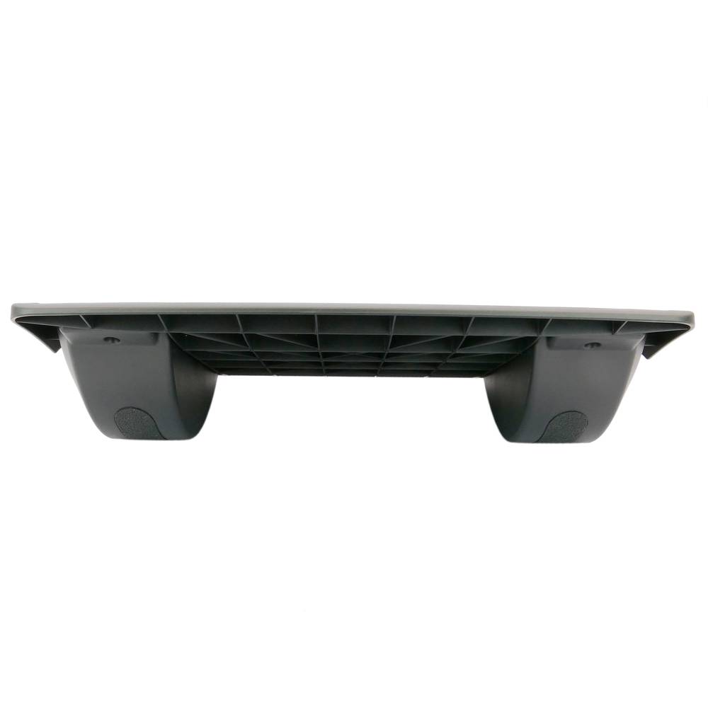 Repose-pieds avec plateau réglable en plastique noir 450 x 350 mm bascule