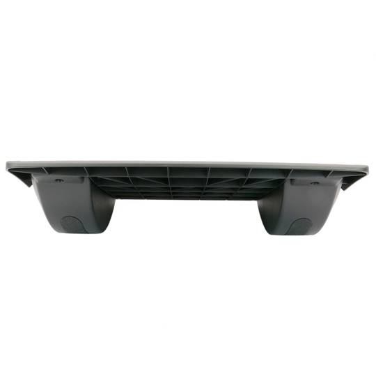 Repose-pieds avec plateau réglable en plastique noir 450 x 350 mm bascule