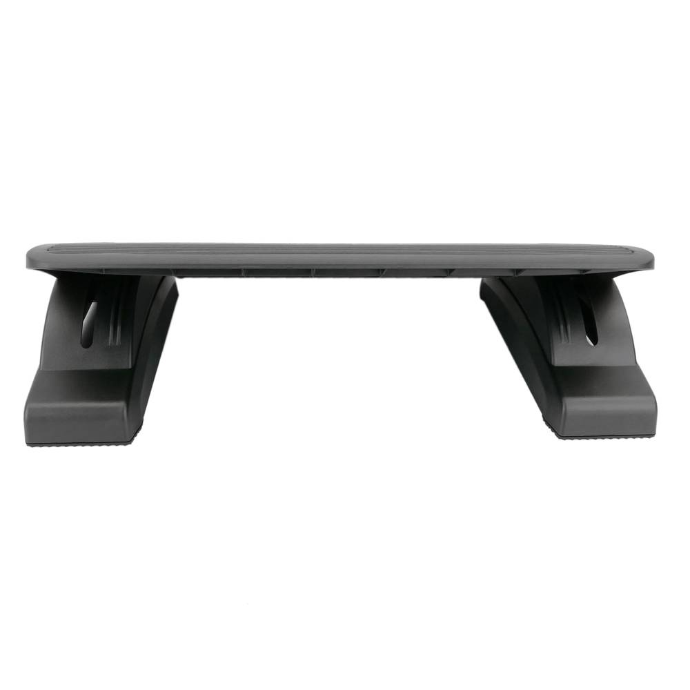 Repose-pieds avec plateau réglable en plastique noir 450 x 350 mm