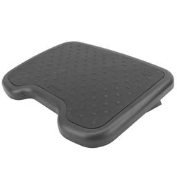 Repose-pieds avec plateau réglable en plastique noir 460 x 340 mm gomme