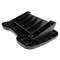 Repose-pieds avec plateau réglable en plastique noir 460 x 340 mm gomme