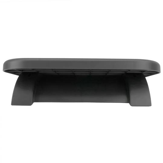 Repose-pieds avec plateau réglable en plastique noir 460 x 340 mm gomme