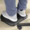 Footrest with adjustable platform of black color plastic 450 x 330 mm