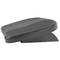 Footrest with adjustable platform of black color plastic 450 x 330 mm