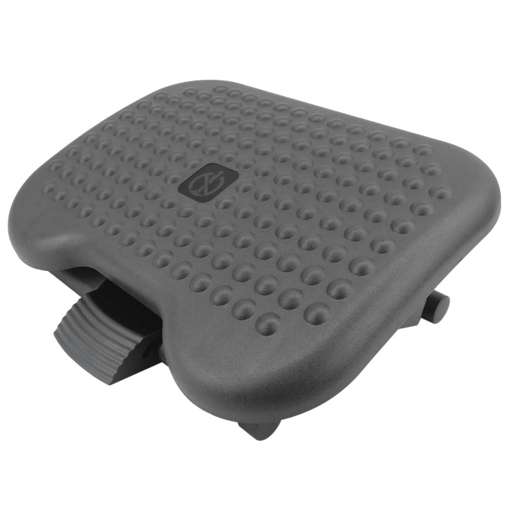 Footrest with adjustable platform of black color 460 x 340 mm 3 levels