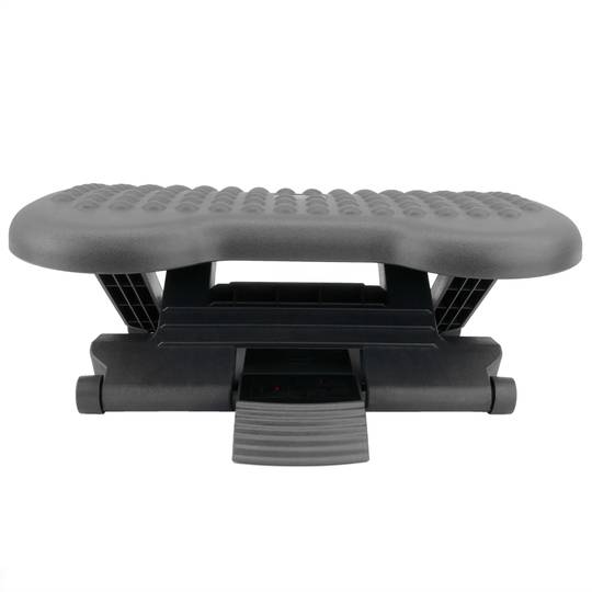 Footrest with adjustable platform of black color 460 x 340 mm 3 levels