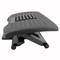 Podnóżek z regulowaną platformą z czarnego plastiku z efektem masażu 455 x 330 mm 3 poziomy