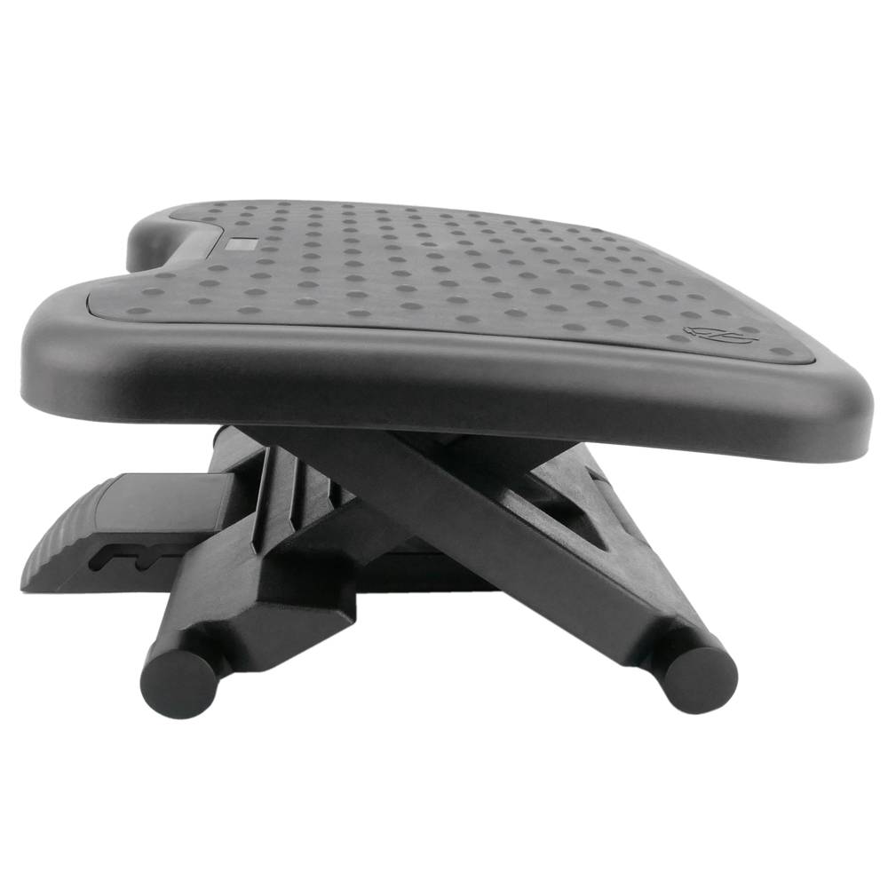 Podnóżek z regulowaną platformą z czarnej gumy 460 x 340 mm 3 poziomy