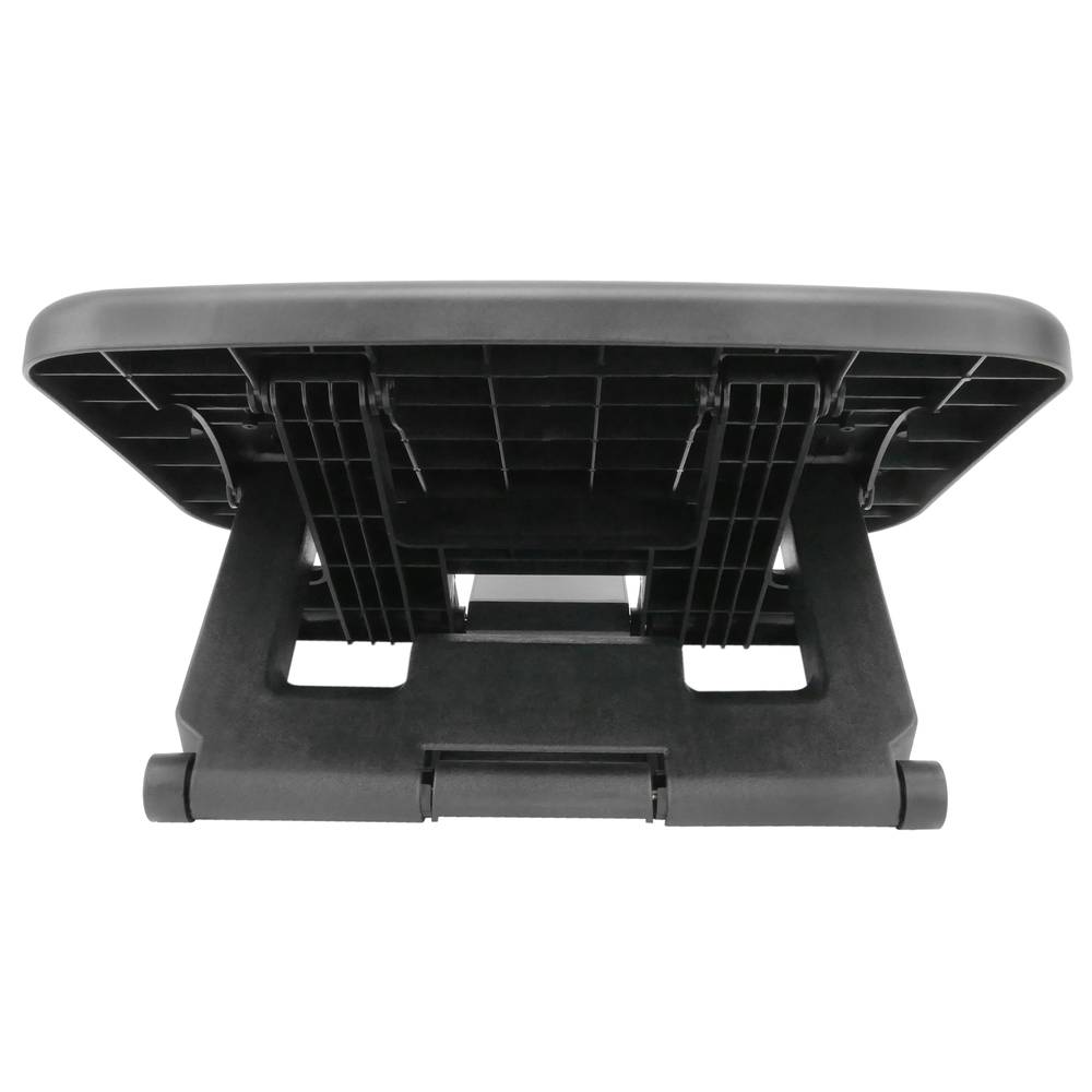 Podnóżek z regulowaną platformą z czarnej gumy 460 x 340 mm 3 poziomy