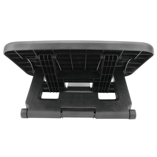 Podnóżek z regulowaną platformą z czarnej gumy 460 x 340 mm 3 poziomy